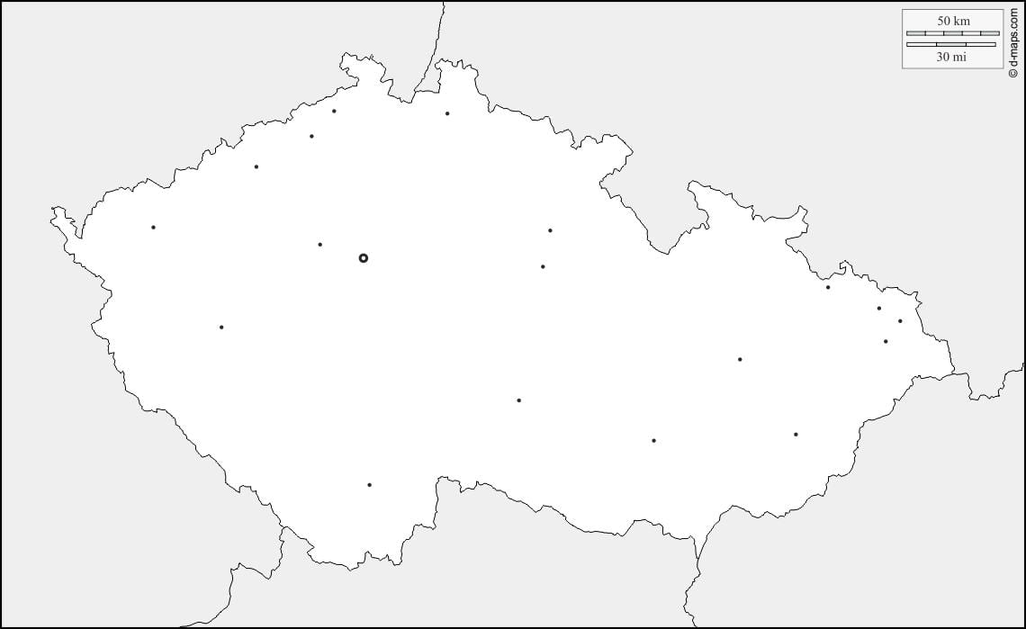 Pusta mapa Czech
