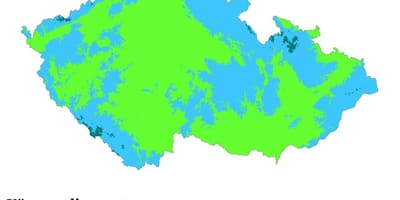 Klimatyczna mapa Czech