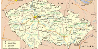 Mapa Czech