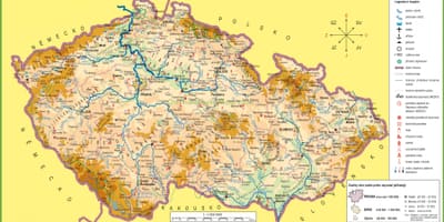 Mapa Czech