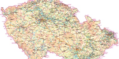 Mapa Czech